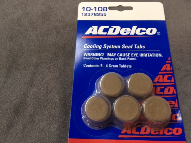 COOLING SYSTEM  SEAL TABS  (STOP LEAK)