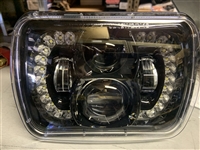 RECTANGULAR HEADLIGHTS WITH LED RUNNING LIGHTS